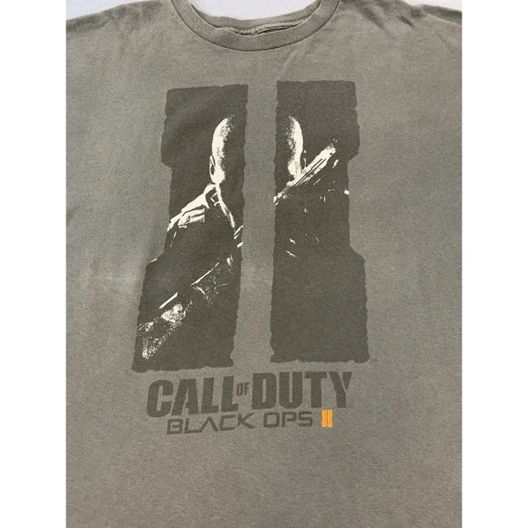 Call Of Duty Black Ops 2 T-Shirt Grey Size XL 2012 PROMO TEE - Picture 3 of 6